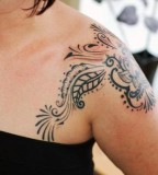 Exotic Girl Shoulder Tattoos And Tattoo Designs