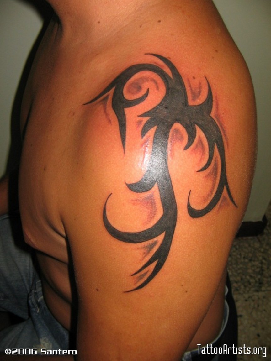Cool Tribal Shoulder Tattoo For Men - | TattooMagz ...