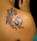 Back Shoulder Tattoos for Girl