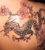 Black Dragon Shoulder Tattoos
