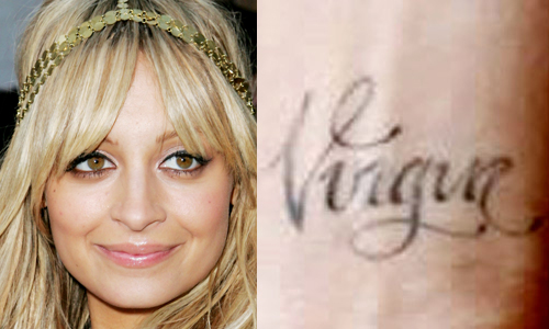 Celebrity Tattoos on Her Wrist