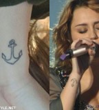 Creative Miley Cyrus Tattoos Design