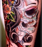 Skull Tattoos Girly Design