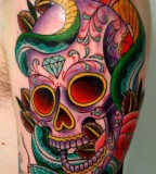 Tattoo Design Of Sugar Skull Tattoos