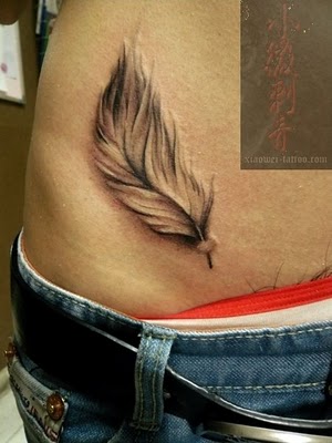 Design Compelling Unusual Feather Tattoos