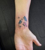 Butterflies On The Wrist Tattoo Ideas