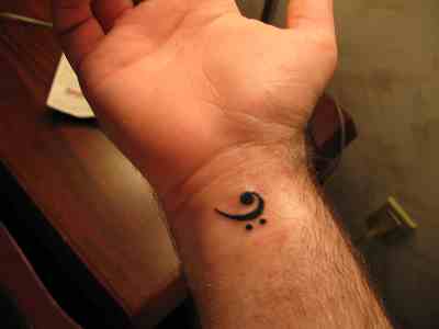 Small Symbol Wrist Tattoos
