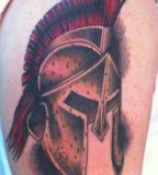 Spartan Helmet Tattoo