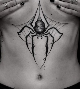 spider-sternum-tattoo