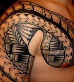 Maori Polynesian Tribal Tattoos for Men Modern 