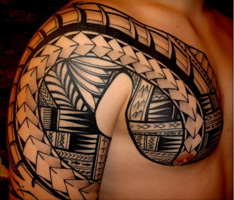 Maori Polynesian Tribal Tattoos for Men Modern