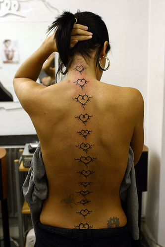Women Tattoos Back Tattoos Photo Example