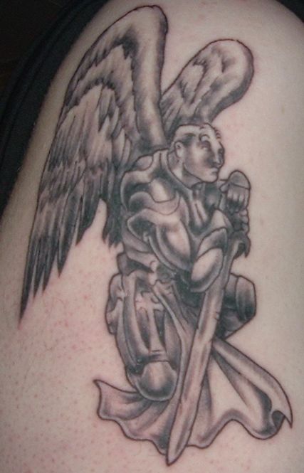 Saint Michael The Archangel Arm Tattoo