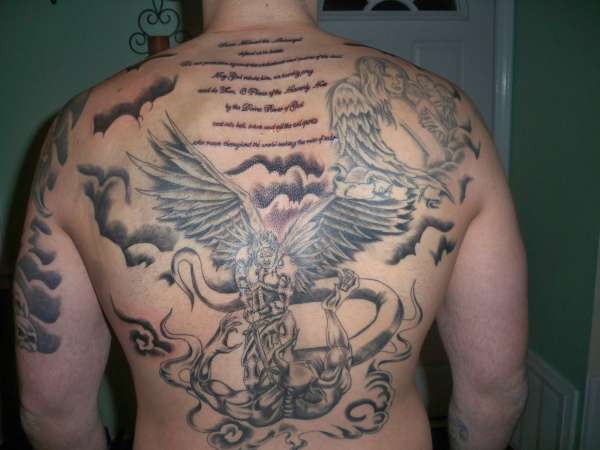St Michael Tattoo Full Back Tattoo Ideas - | TattooMagz › Tattoo