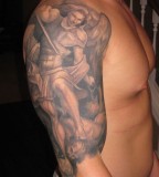 Shoulder Tattoo - St Michael The Archangel Tattoo Picture