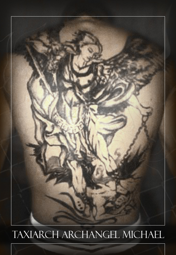 Archangel Michael Tattoo Design