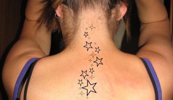 Swanky Shooting Star Tattoo for Girls and Women