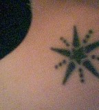 New Star Tattoo Back Of My Neck Photo