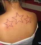 Rihanna Star Tattoo On Neck