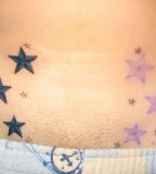 Small Belly Star Tattoo Design For Girls (NSFW)
