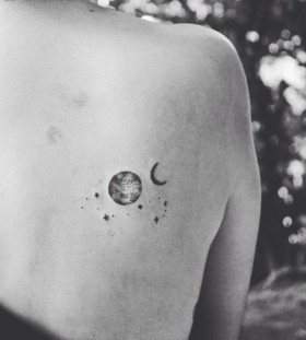 sun and moon and stars