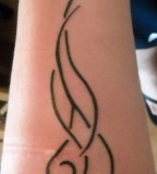 Simple Swirl Tattoo Design