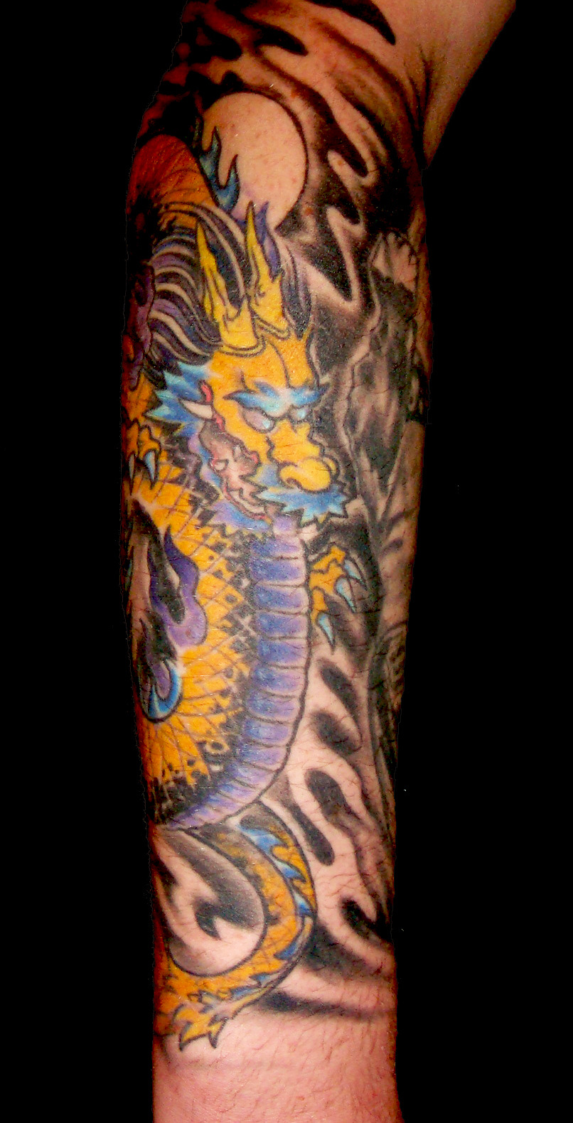 Arm Dragon Tattoo Design Ideas