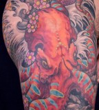 Dashing Octopus Tattoo Design