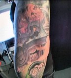 Synyster Gates Left Arm Tattoo