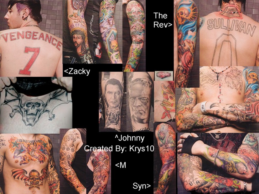 Avenged Sevenfolds Personnel Tattoos Style