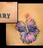 Clever Pink Lilly's Cover Up Tattoos