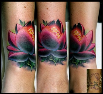 Lotus Flower Cover Up Tattoos