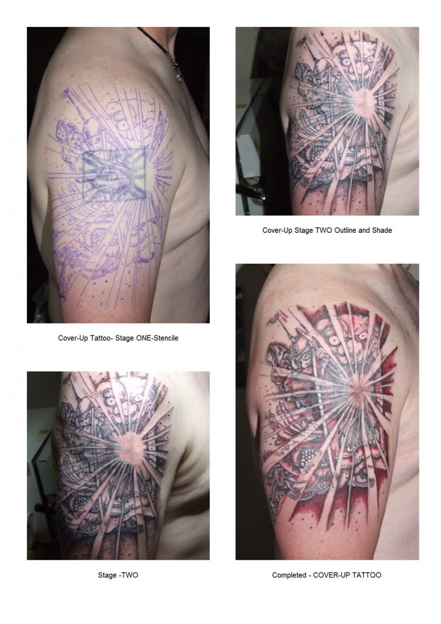 Exotic Flesh Cover up Tattoos