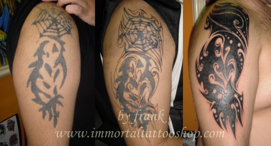 Bold Tribal Tatto Cover Up Ideas