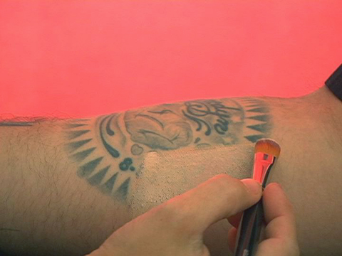 Cover Up A Tattoo Using Makeup
