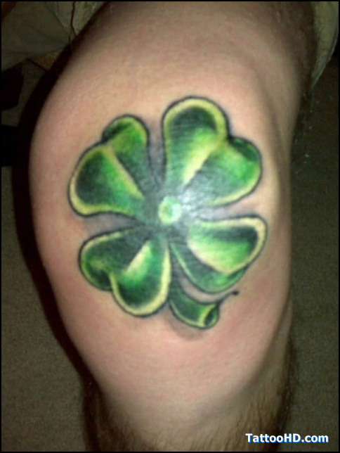 Green Leaves Tattoo Design On Men Arm