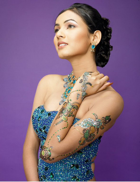 Sensational Blue Tattoo Designs for Women