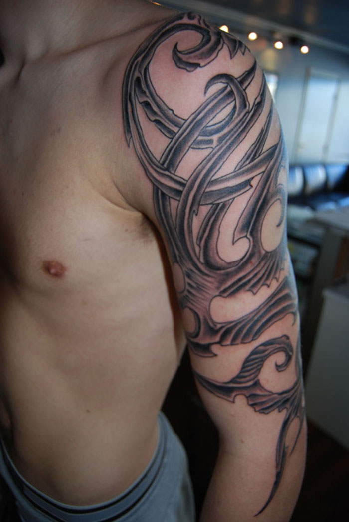 Cool Man With Tribal Tattoos 2013