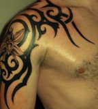 Latest  Tribal Arm Tattoos Designs