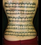 Music Chart Body Art Tattoo Ideas