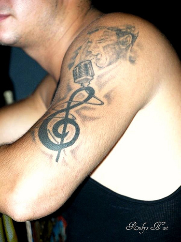 Sleeve Music Tattoo Ideas