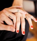Beautiful Ring Finger Girls Tattoo Design Picture