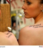 Great Tattoo Quotes On Shoulder For Girls 