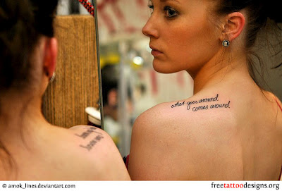 Great Tattoo Quotes On Shoulder For Girls