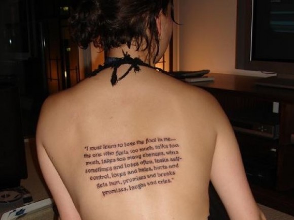 Funny Hot Girls Tattoo Quotes