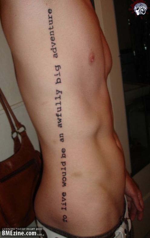 Tattoo Ideas Quotes On Life (NSFW)