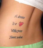 Cute Love Quote for Tattoo Design