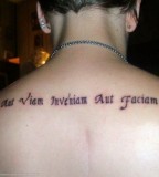 Upperback Latin Quotes For Women Tattoos