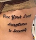 Inspirational Quotes And Word Tattoos [NSFW]