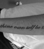 Black White Tattoo Quotes And Sayings About Life
